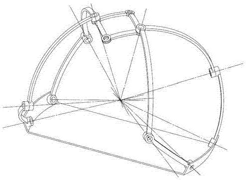 Spherical parallel mechanism