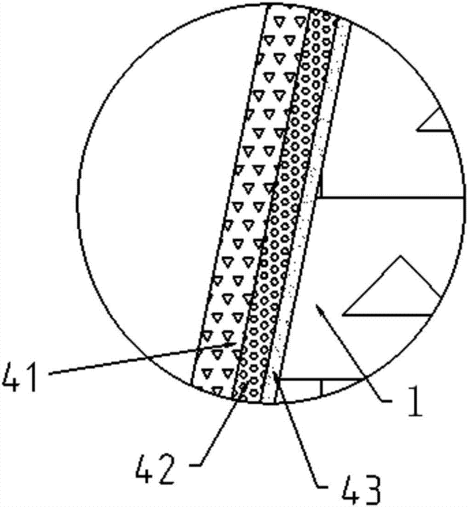 Large-scale loose soil and stone slope protection structure