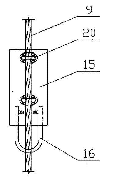 Large-tonnage jack tension construction technology for non-bonded prestressed silo