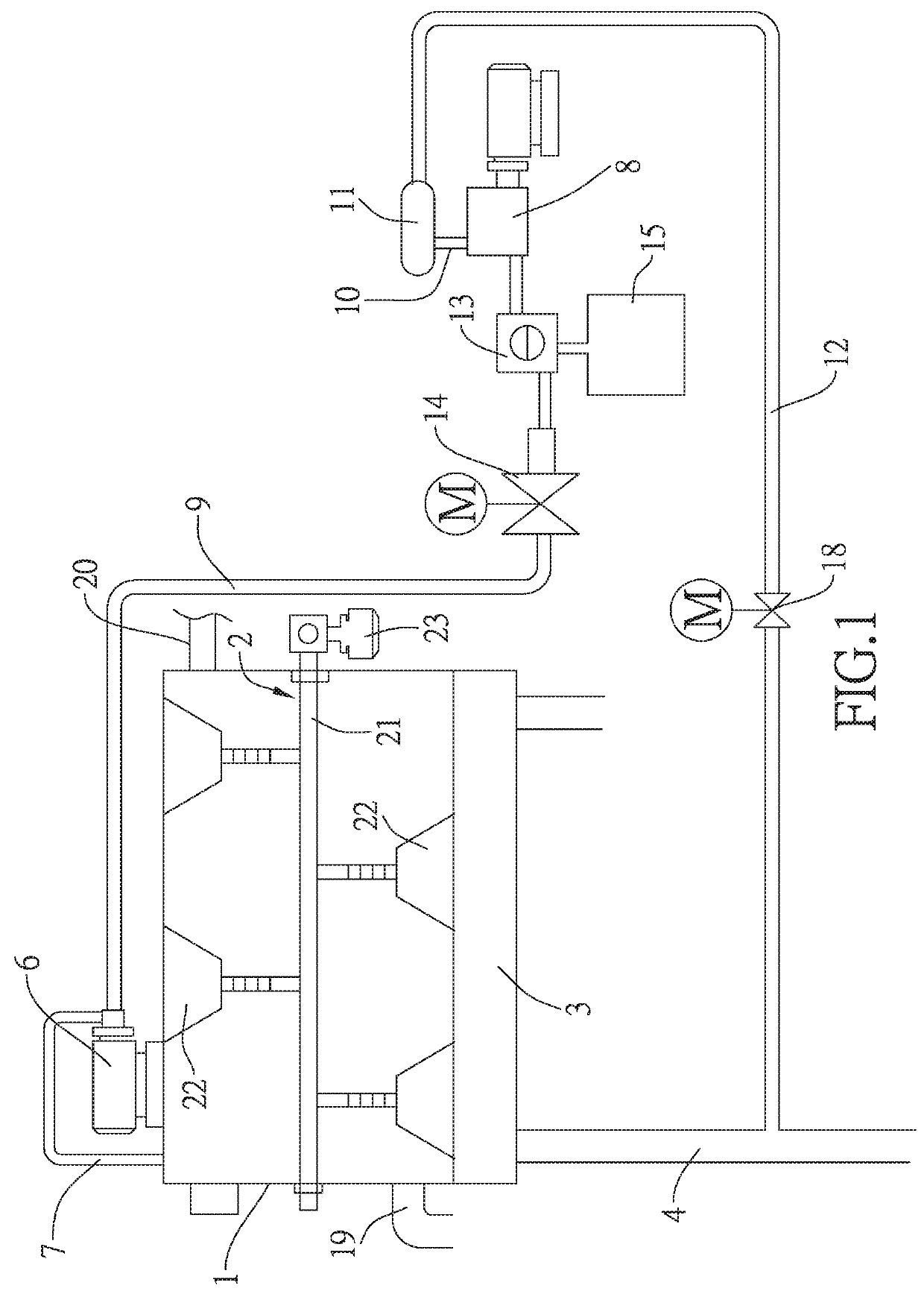 Steam heating type sewage treatment device