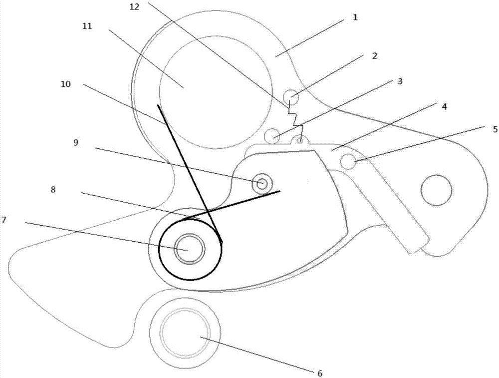 Anti-springback device of circuit breaker