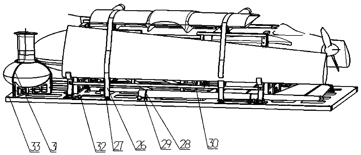 Small and medium-sized unmanned aerial vehicle package and transportation bracket and unmanned aerial vehicle assembling and disassembling method