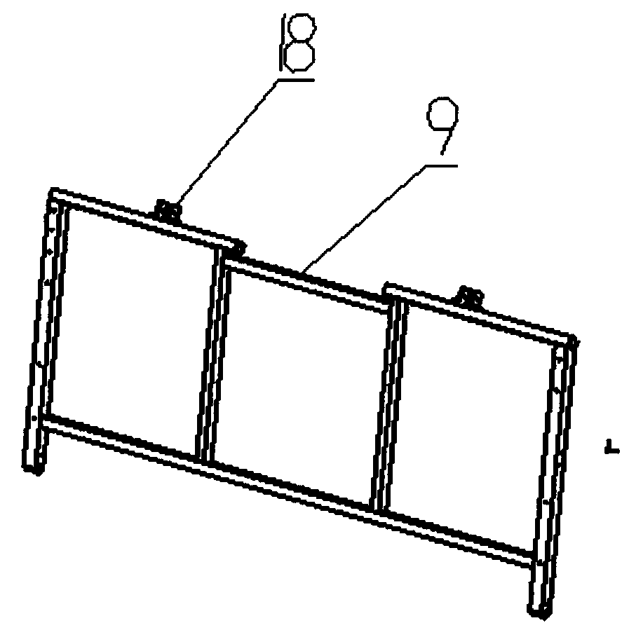 Small and medium-sized unmanned aerial vehicle package and transportation bracket and unmanned aerial vehicle assembling and disassembling method