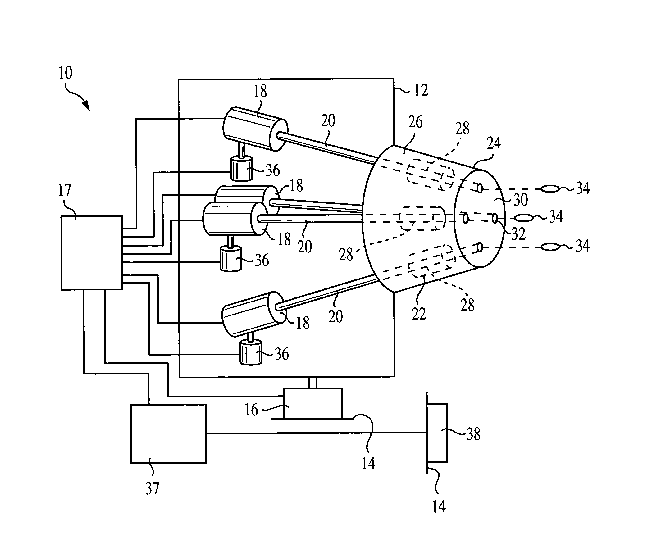 High resolution projectile based targeting system