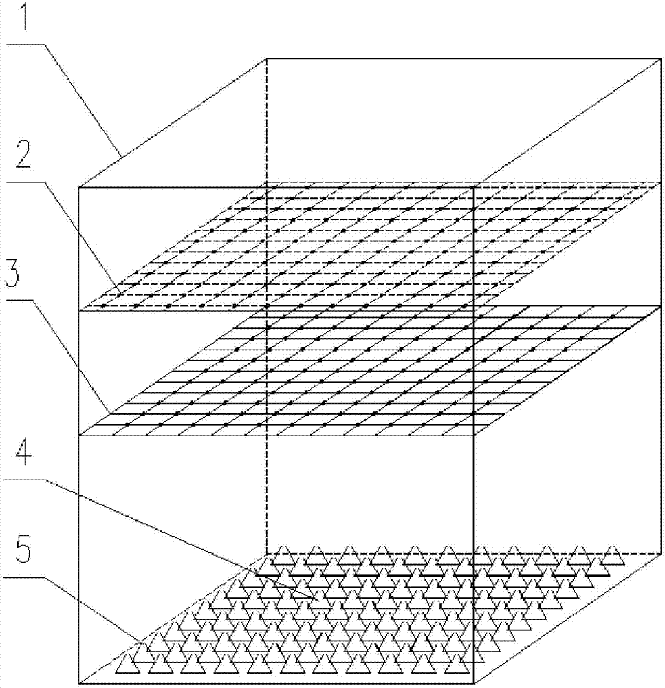 Gas jet ice slurry cold accumulation device and cold accumulation method thereof