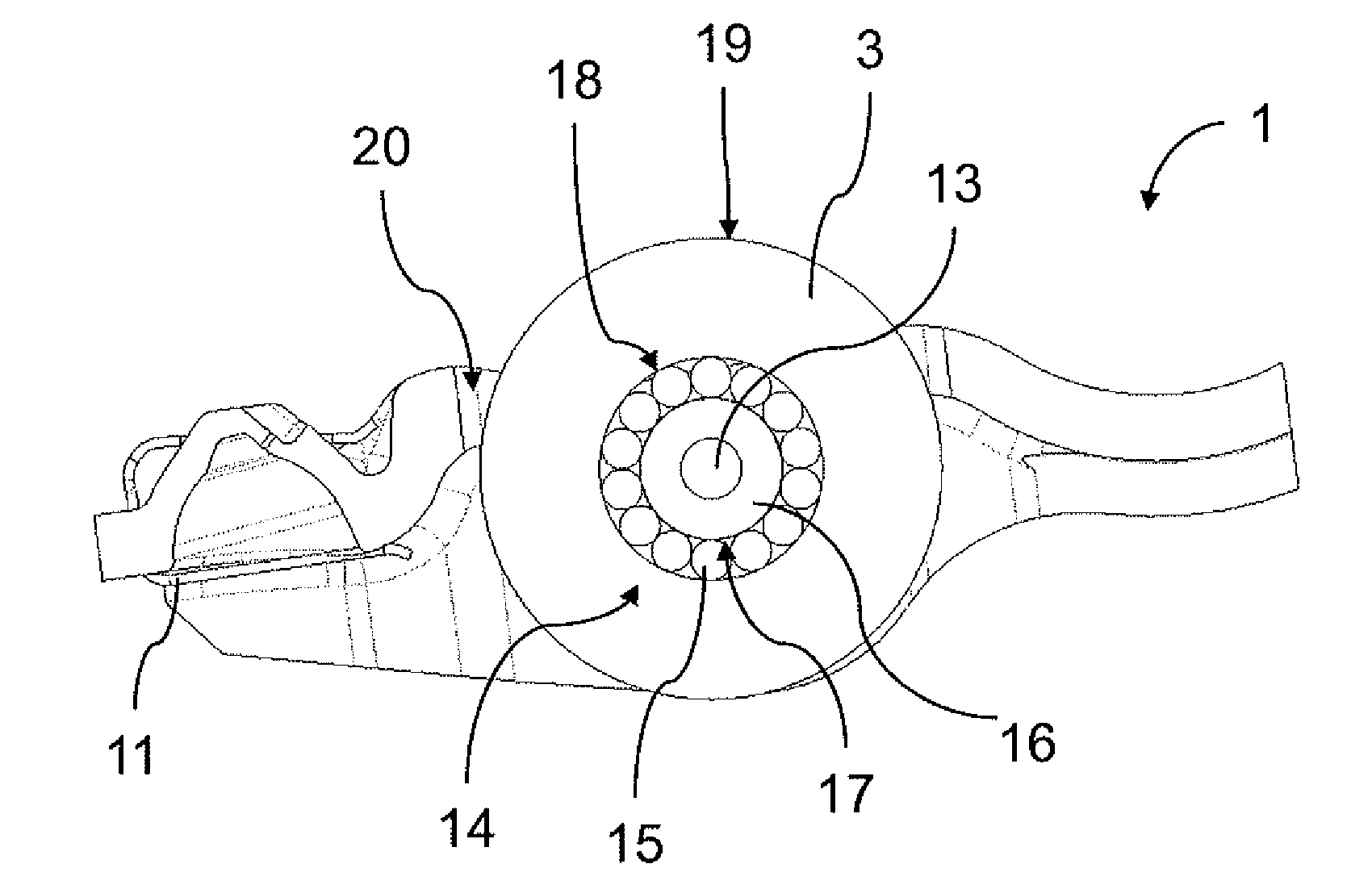 Finger follower lever for actuating a gas exchange valve