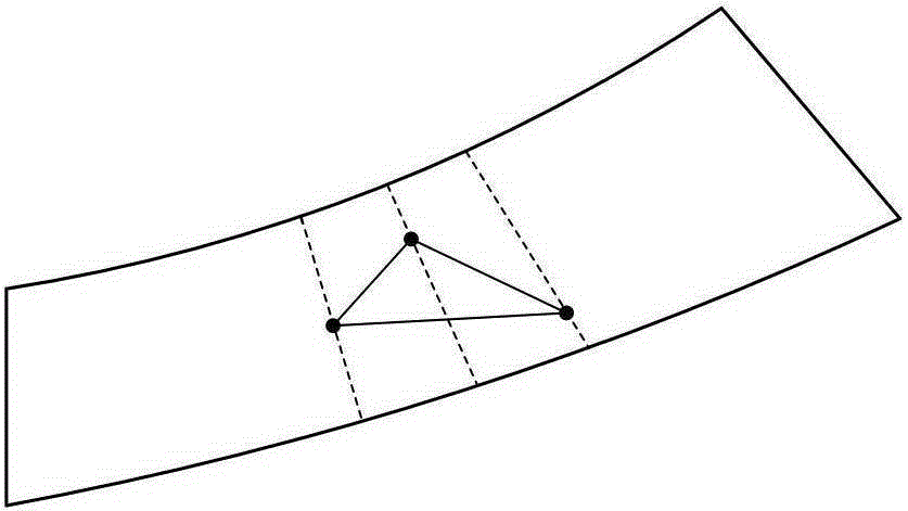 Multi-point contact bevel gear meshing pair based on conjugate curves