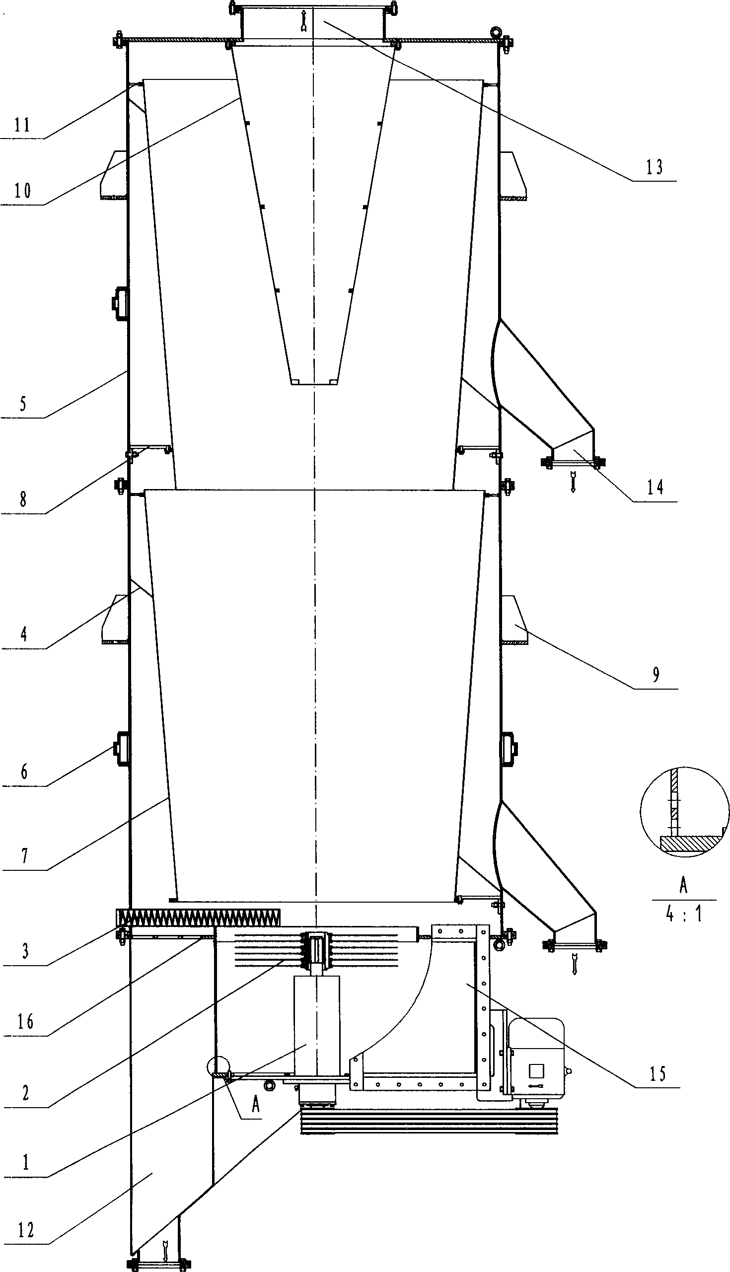 Drying separator