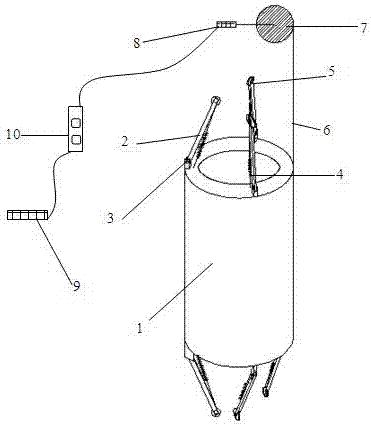 Mechanical device for suppressing resonant vibration of large-scale wind generating set