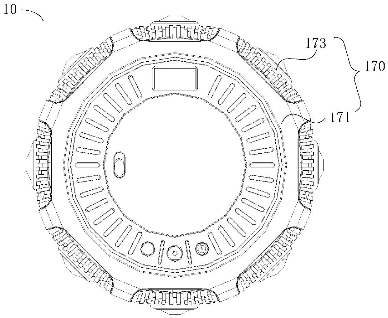 Combined multi-camera group panoramic camera