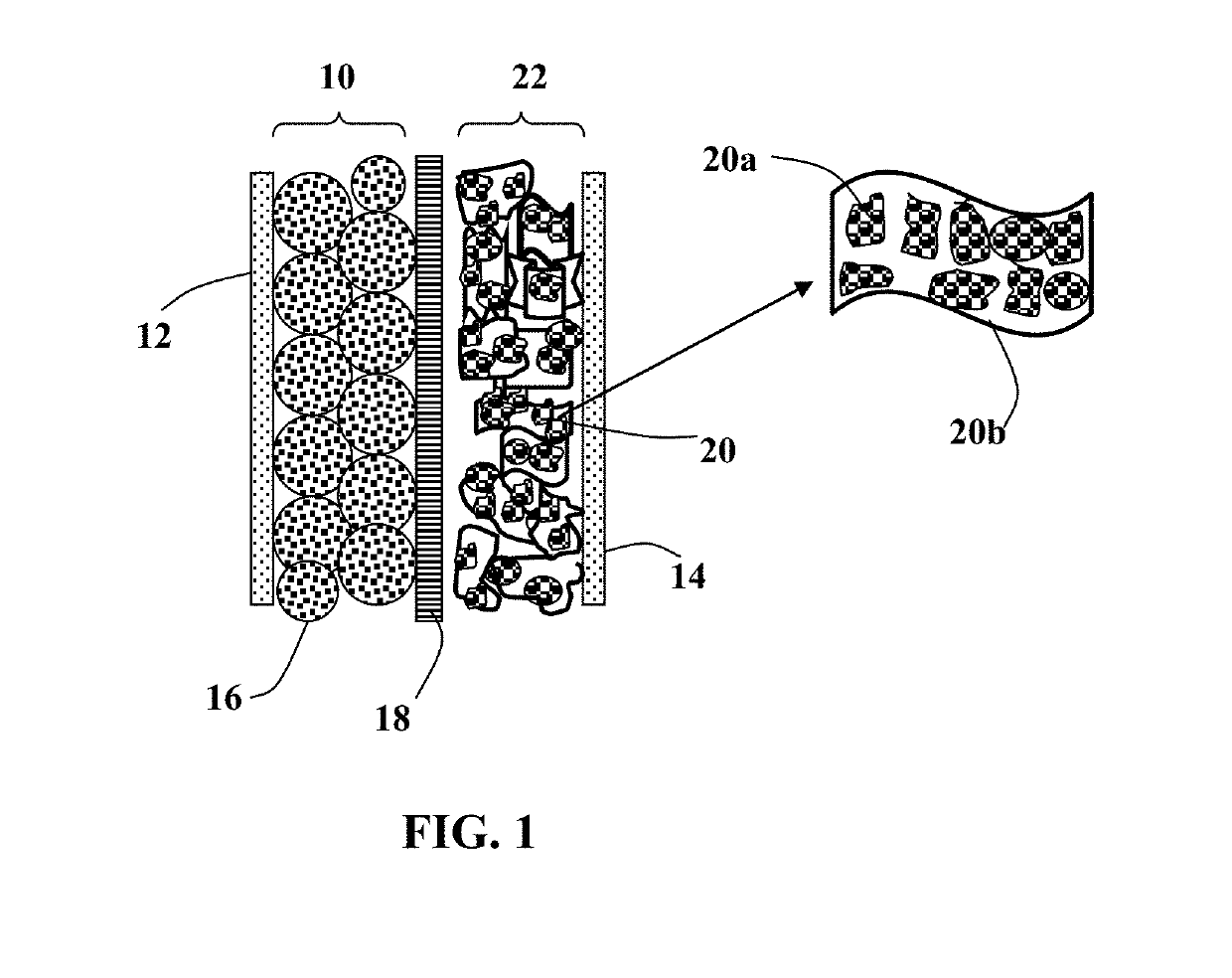 Internal hybrid electrochemical energy storage cell having both high power and high energy density