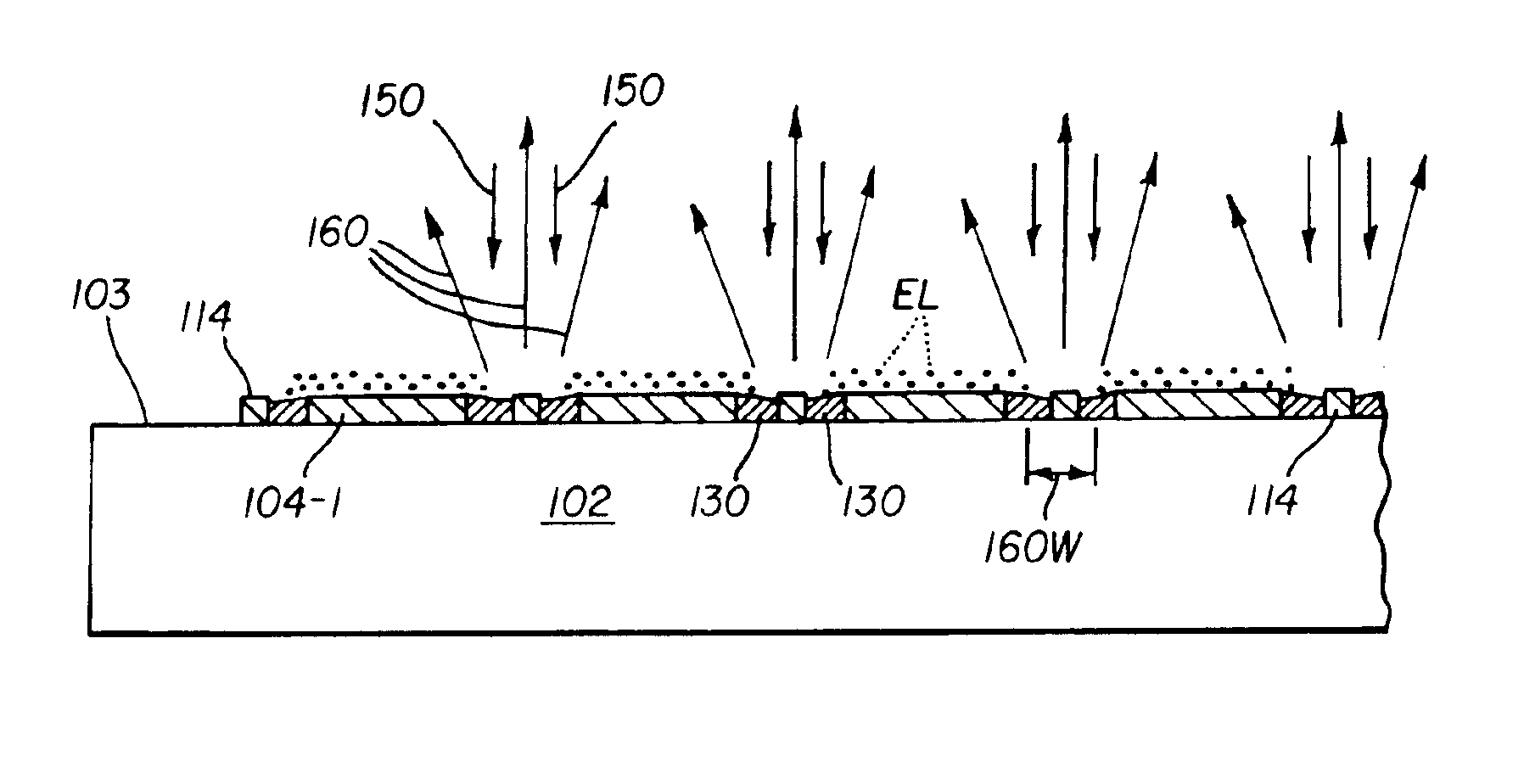 Method of making a top-emitting OLED device having improved power distribution