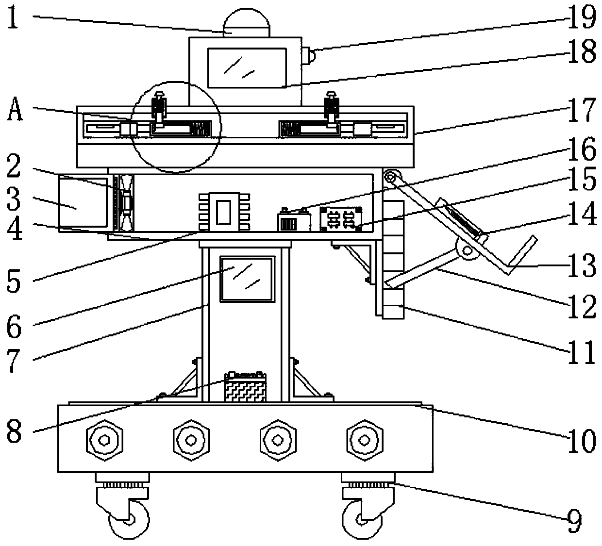 Student dormitory information management and acquisition device