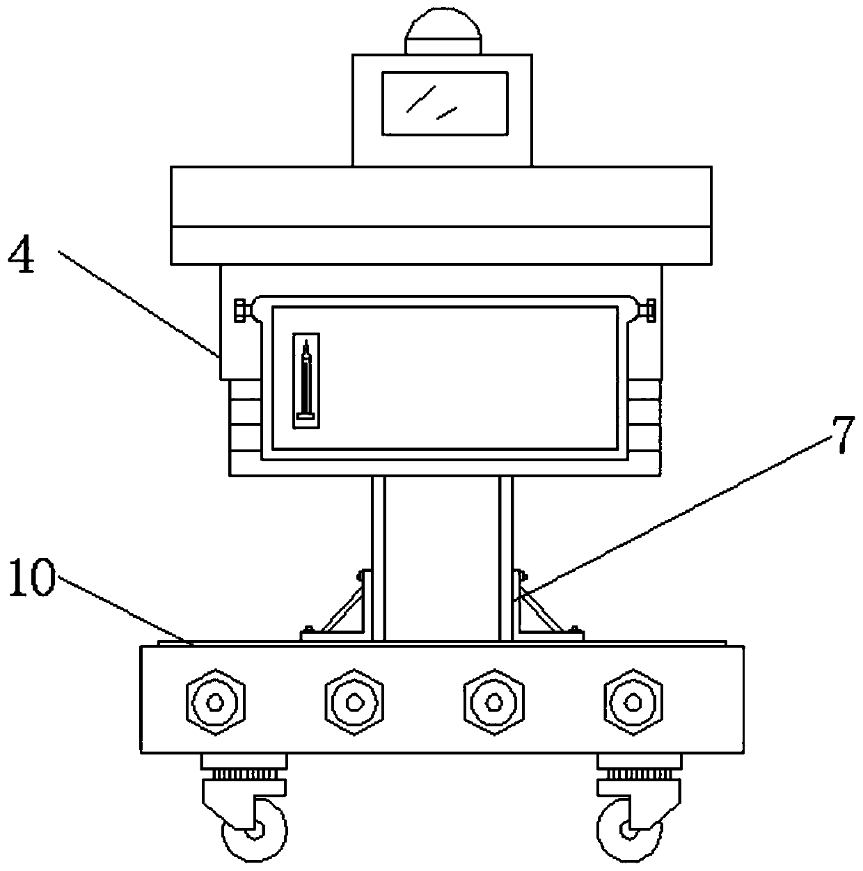 Student dormitory information management and acquisition device