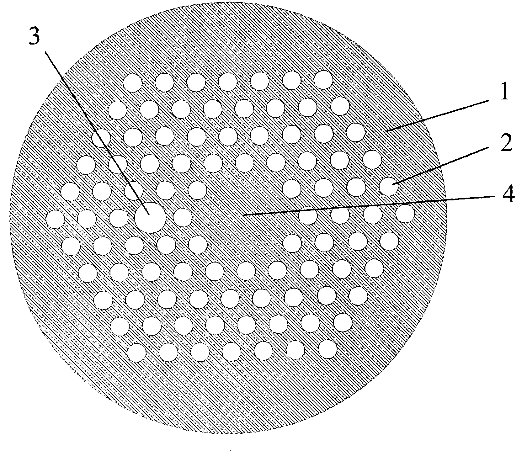 Optical fibre mode converter