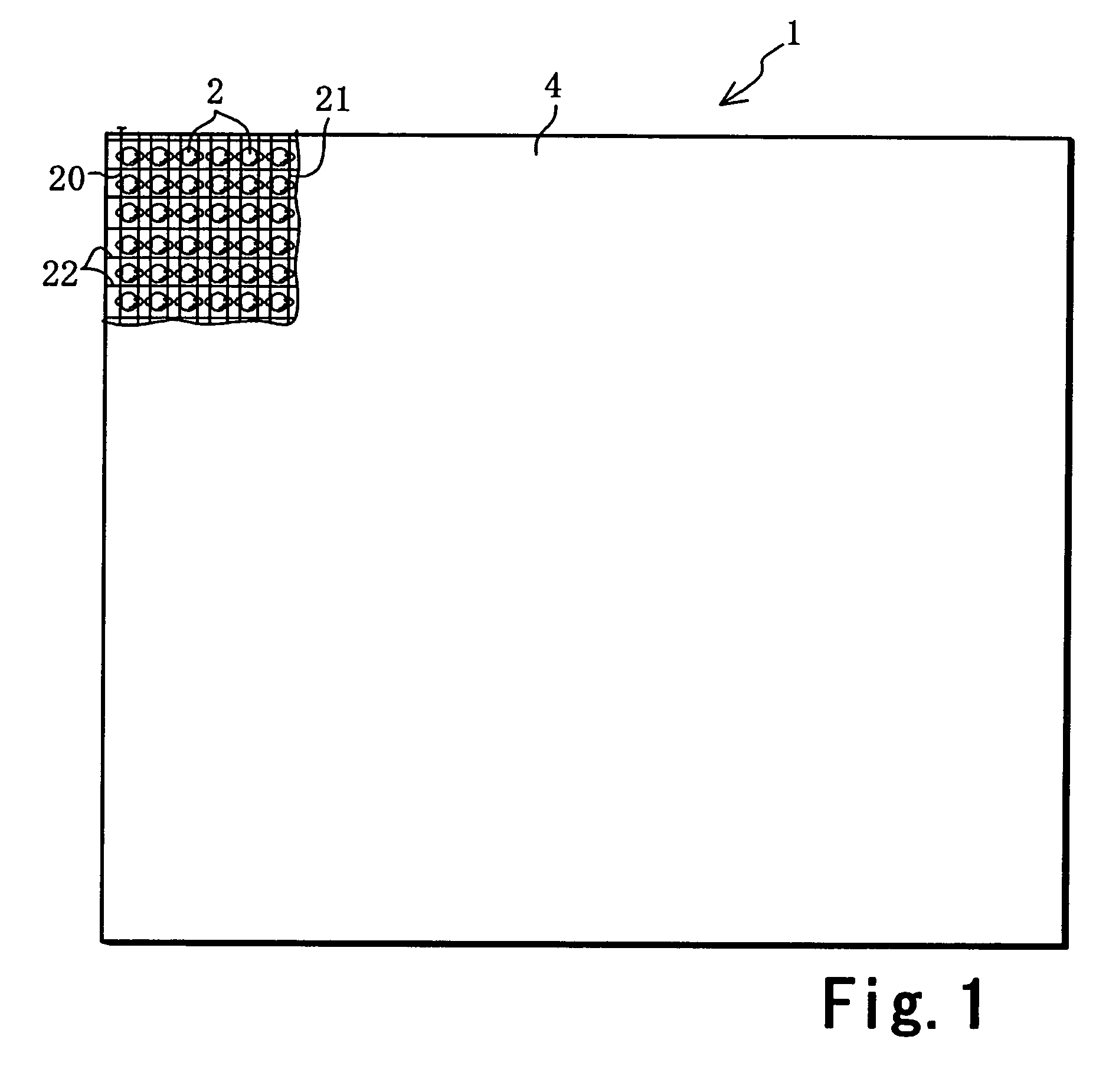 Light receiving or light emitting modular sheet and process for producing the same