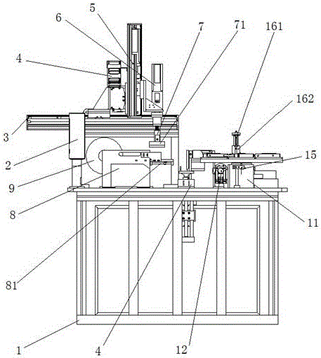 Automatic membrane laminating machine based on machine vision localization