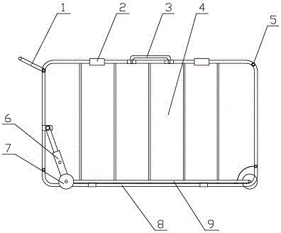 Portable fire hose laying vehicle