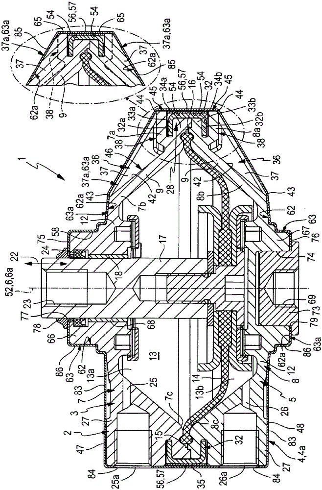 Fluid-actuated diaphragm drive