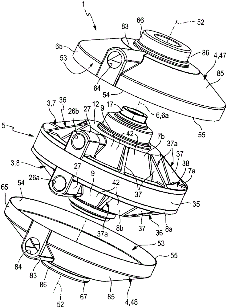 Fluid-actuated diaphragm drive