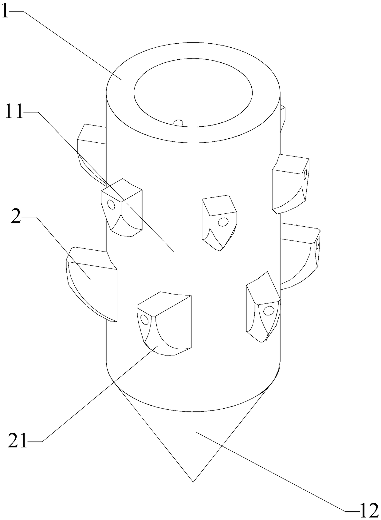 Foundation pile structure