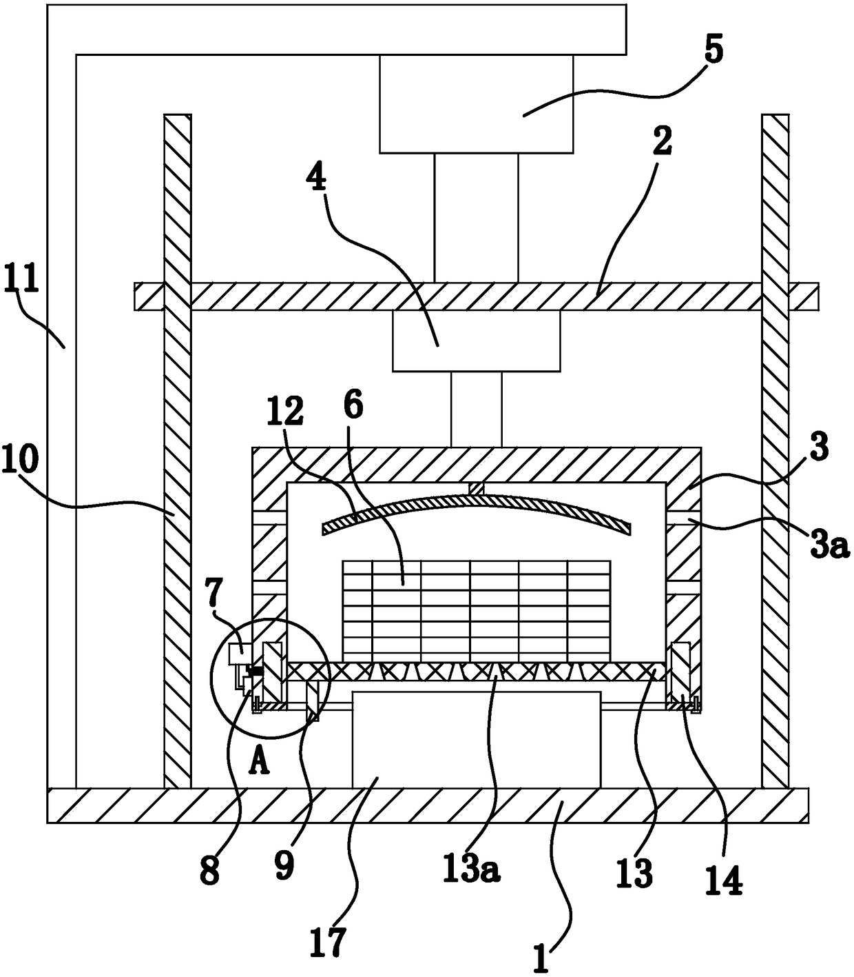 Medicinal material drying device in the pharmaceutical process