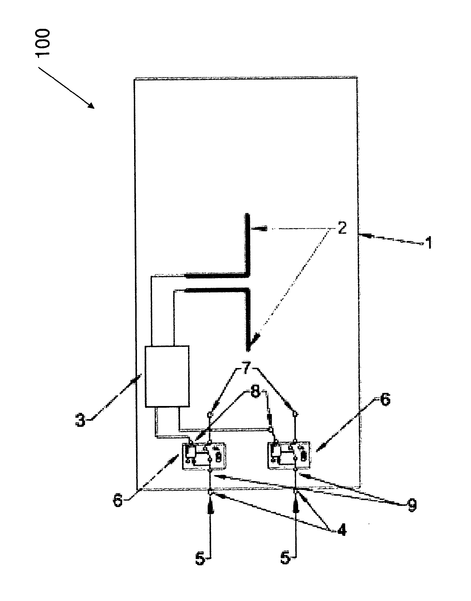 Antenna system to control RF radiation exposure