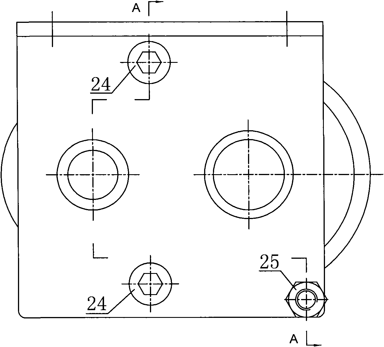 Bidirectional clutch gearbox for high voltage switch