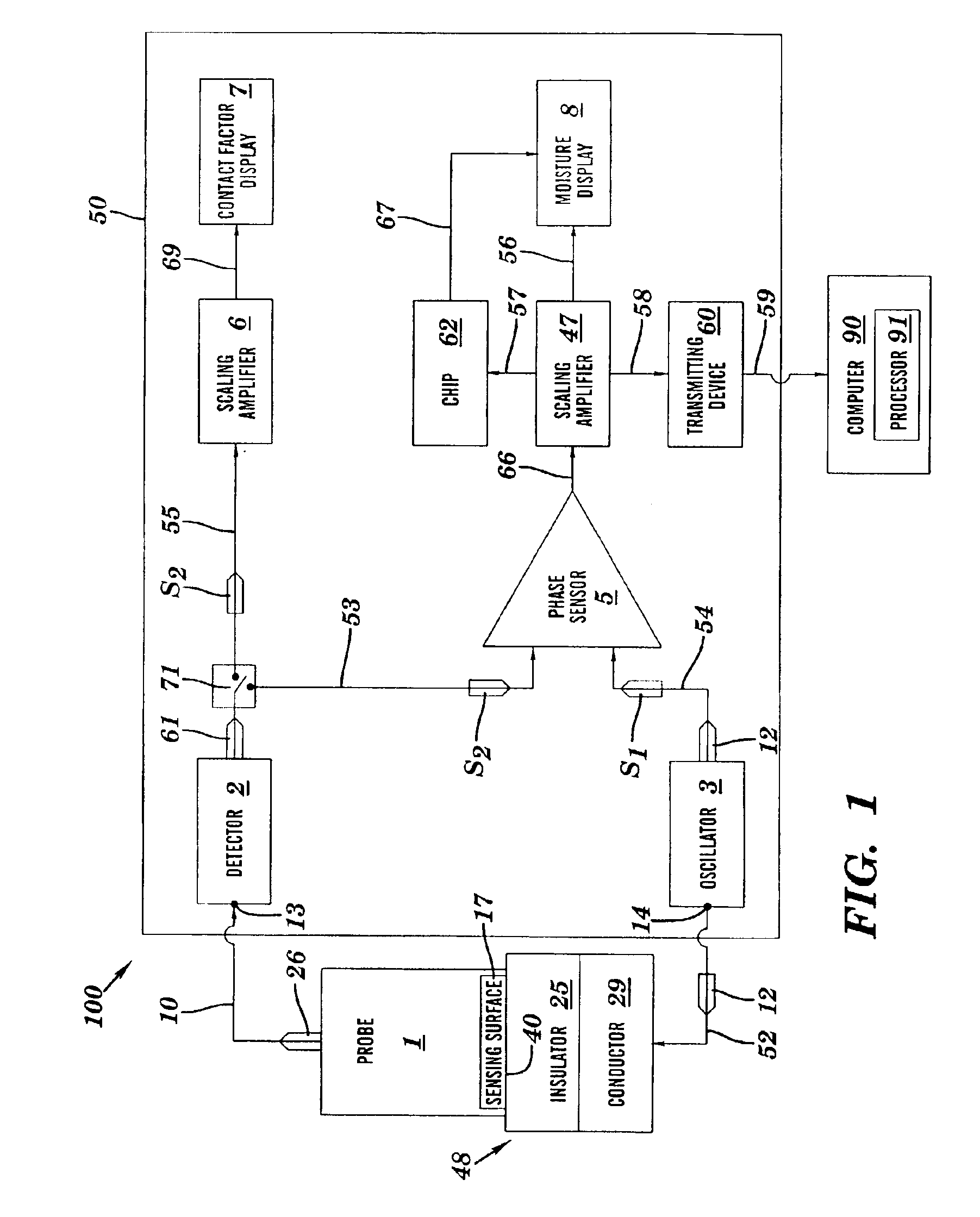 Apparatus and method to detect moisture