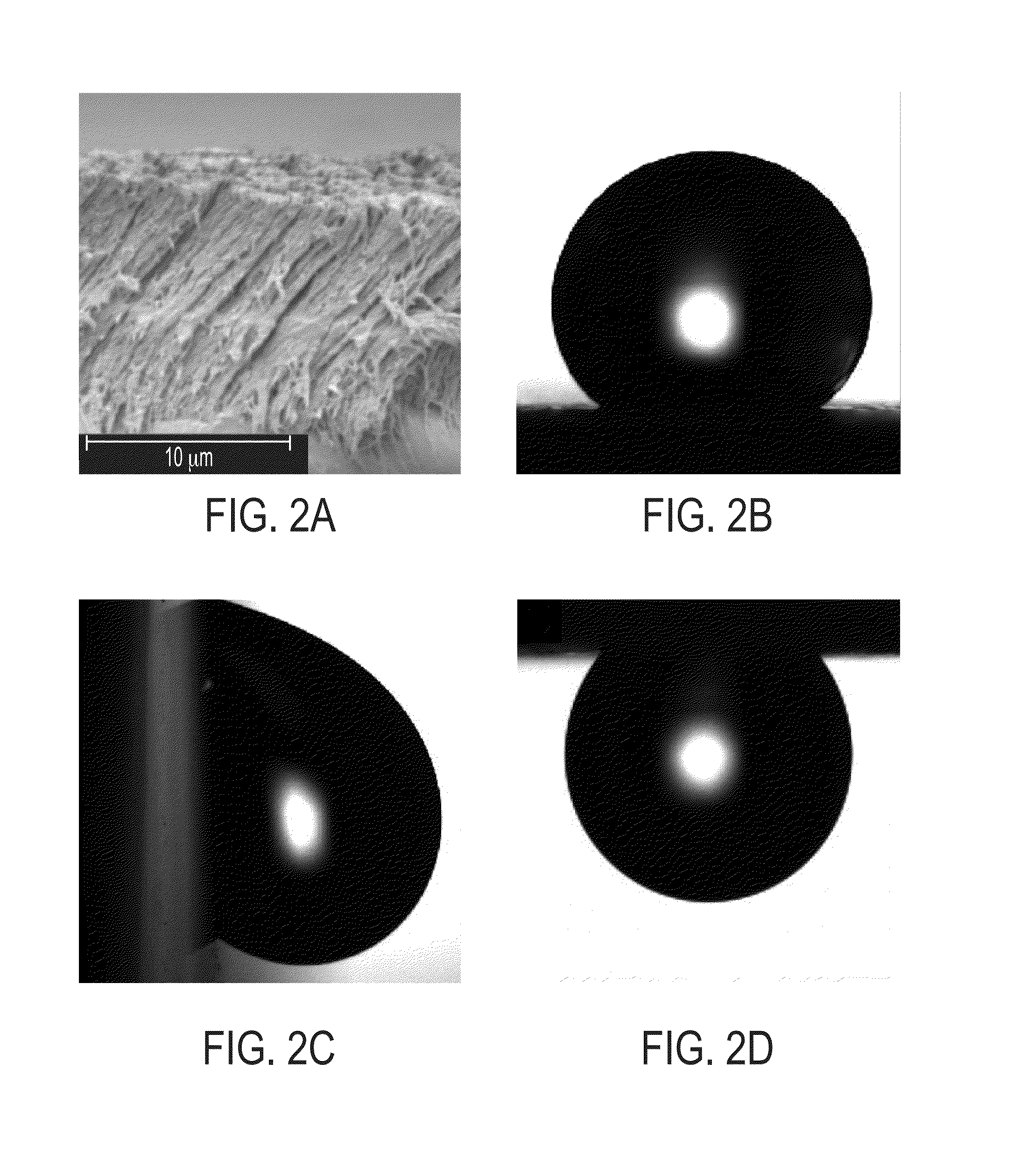 Hydrophobic nanostructured thin films