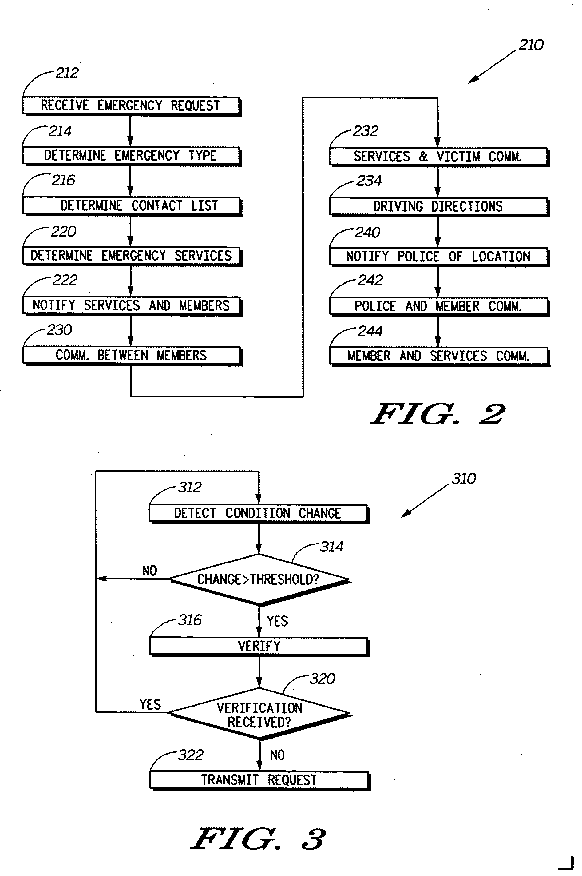 Method and system for use in emergency notification and determining location