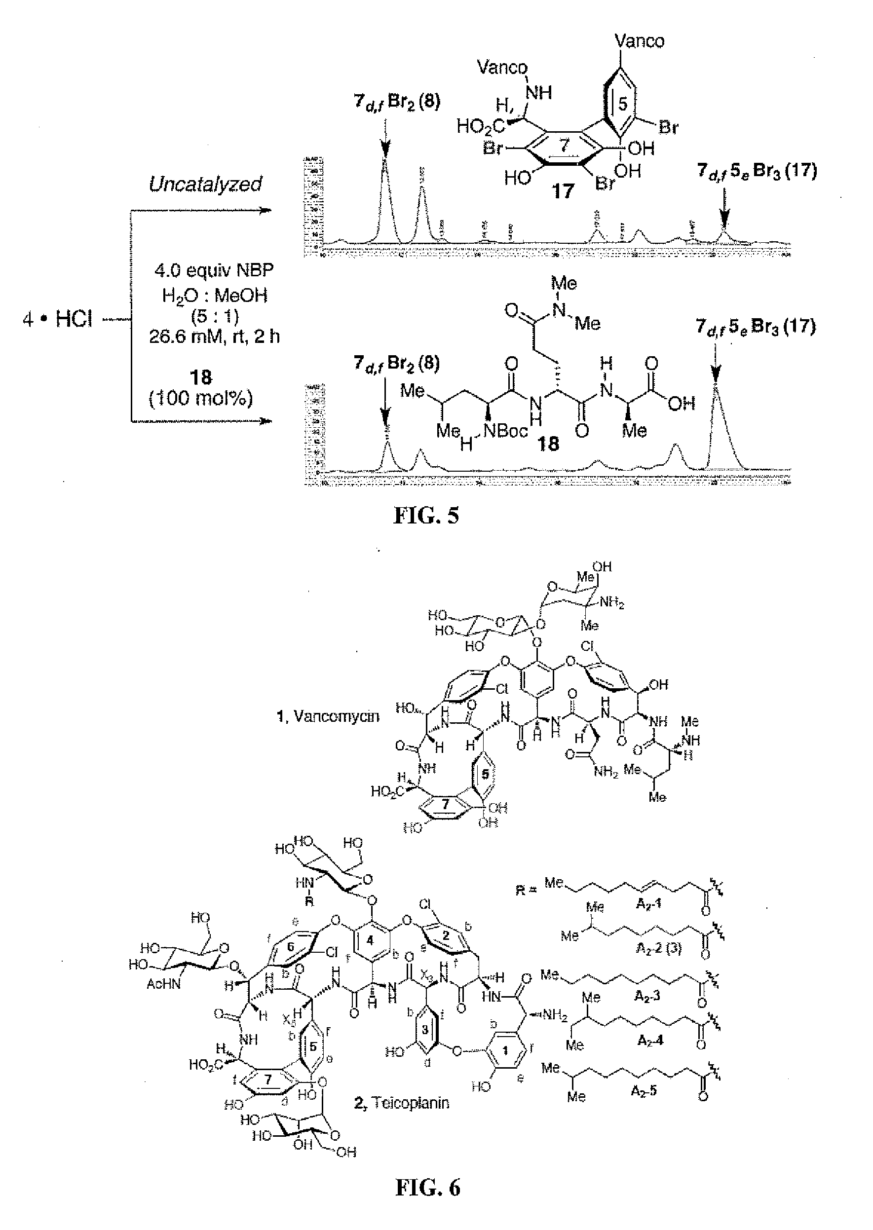 Site-selective functionalization of glycopeptide antibiotics