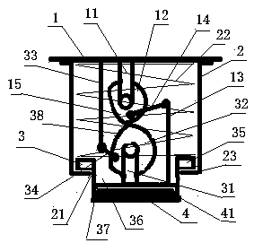 A self-leveling locking foot