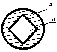 A self-leveling locking foot