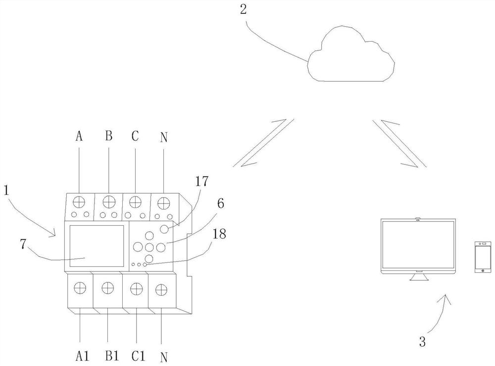 Assembled low-voltage internet-of-thing intelligent monitoring system