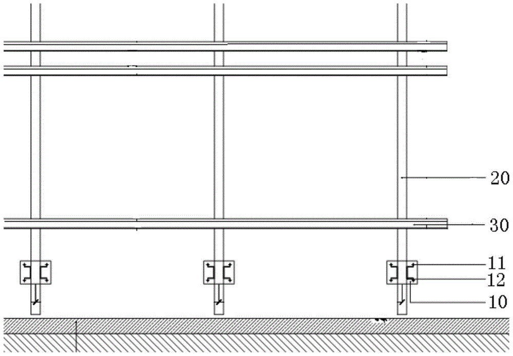 Cubic pottery decorative wall structure and its installation method