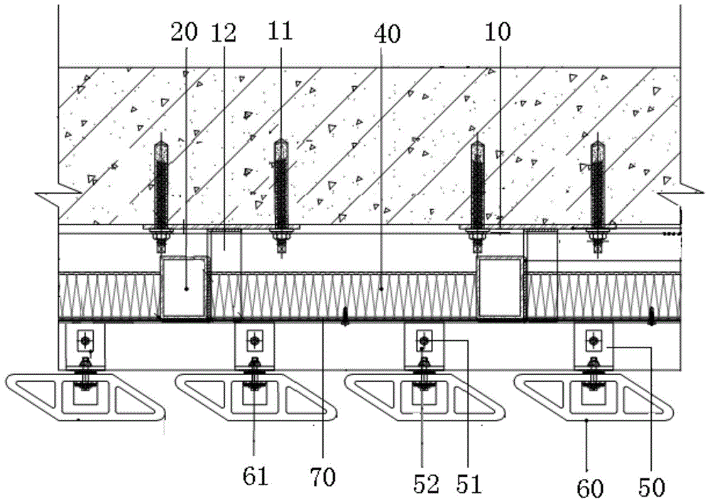 Cubic pottery decorative wall structure and its installation method