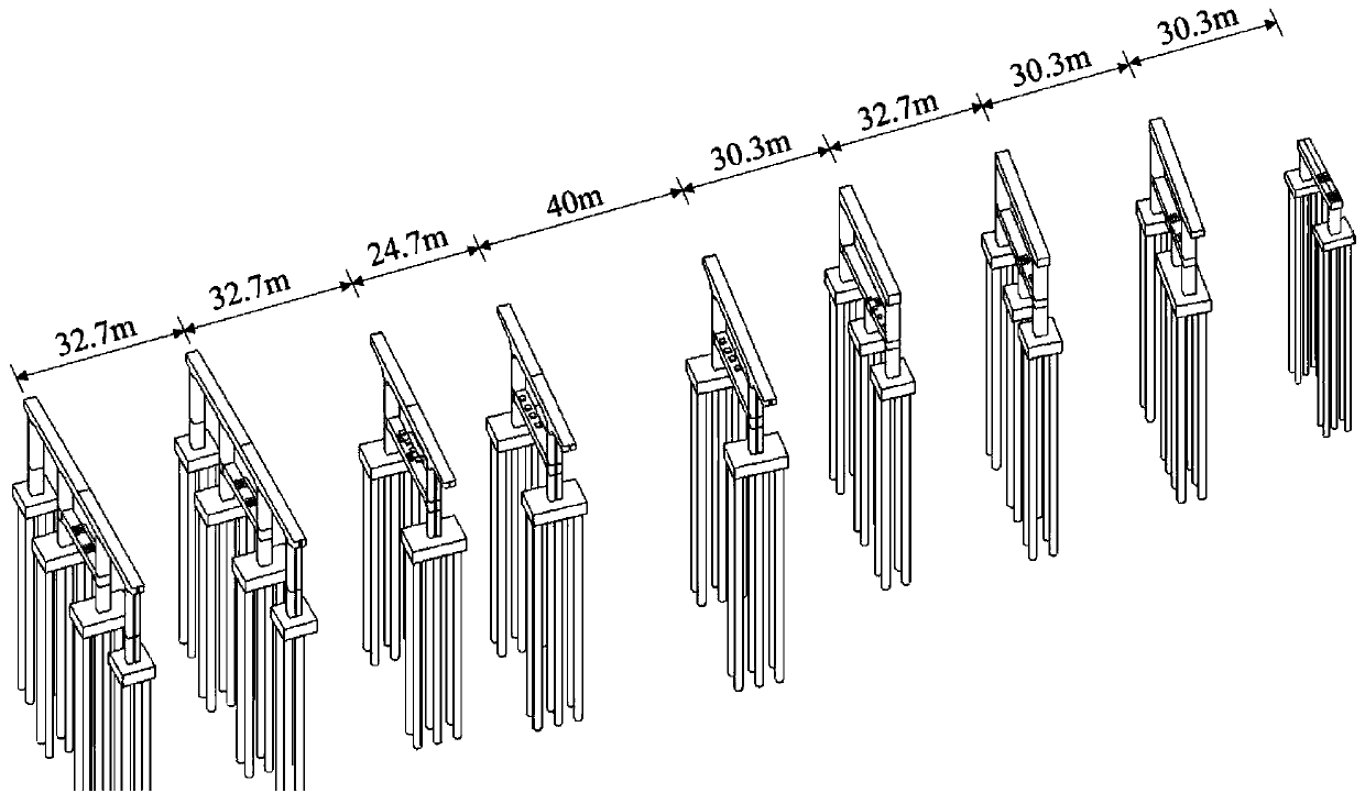 3D printing schedule display method for bridge engineering