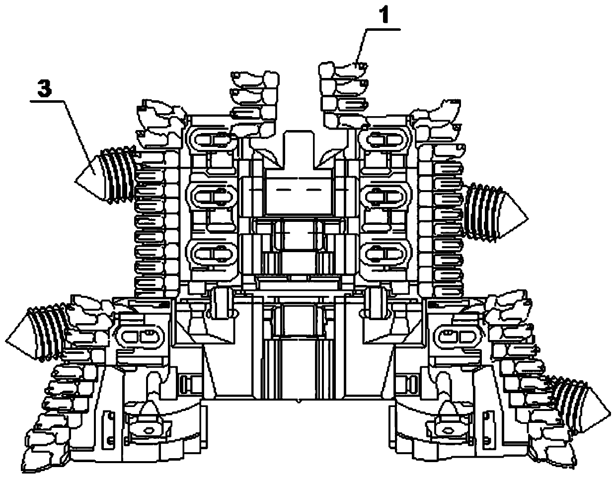 Drilling and planing coal mining machine plow head