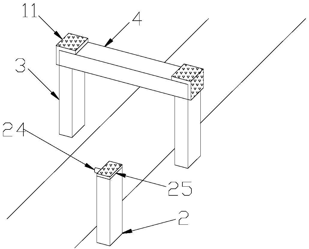 Height-limiting early warning device for road traffic