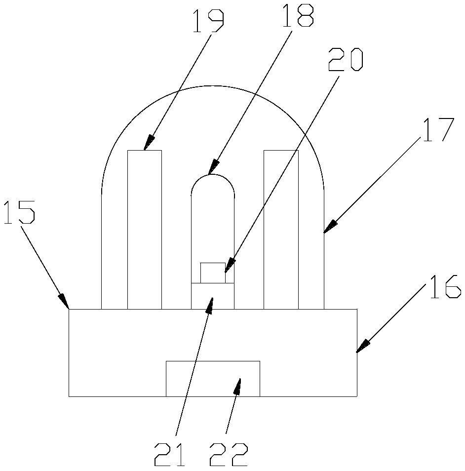 Height-limiting early warning device for road traffic