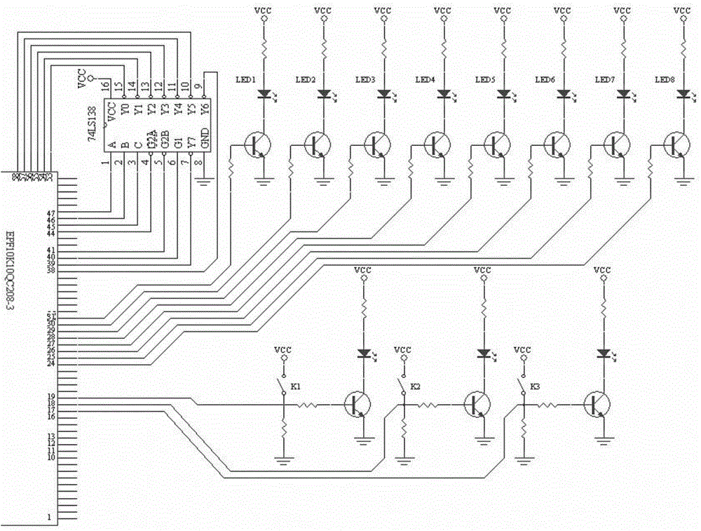 Digital circuit experiment device and experiment method