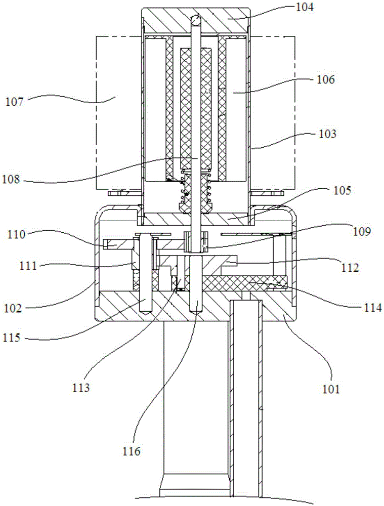 Electric switching valve