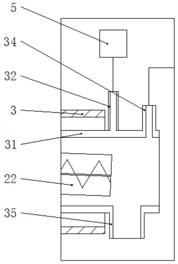 Fire disaster soil pollutant treatment device for electrical equipment of transformer substation