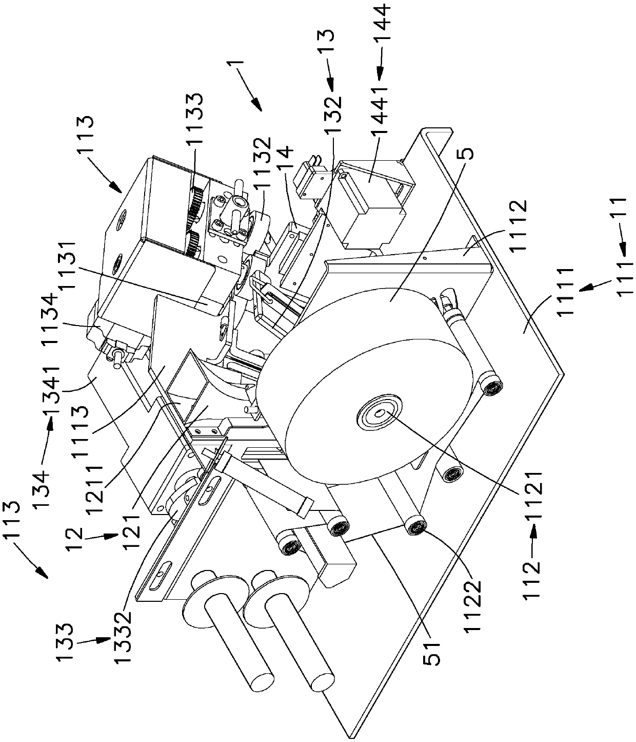 Injection packaging machine table and packaging method thereof