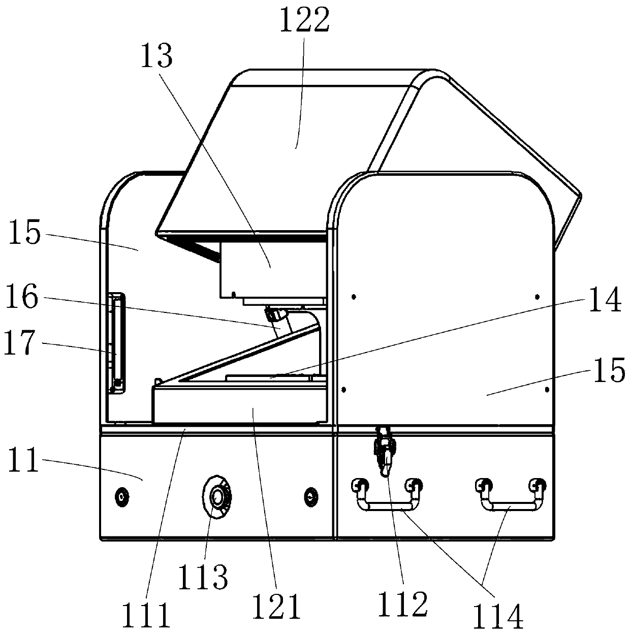 Detection device for multi-band clock frequency response of microphone