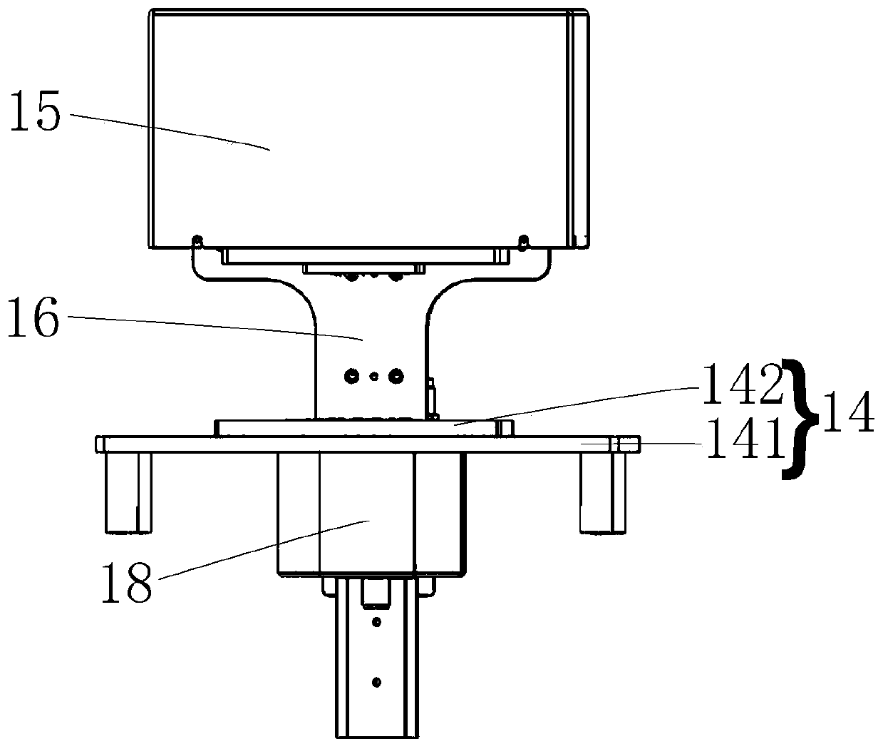 Detection device for multi-band clock frequency response of microphone