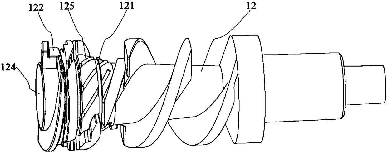 A labor-saving grinding mechanism and a meat grinder using it