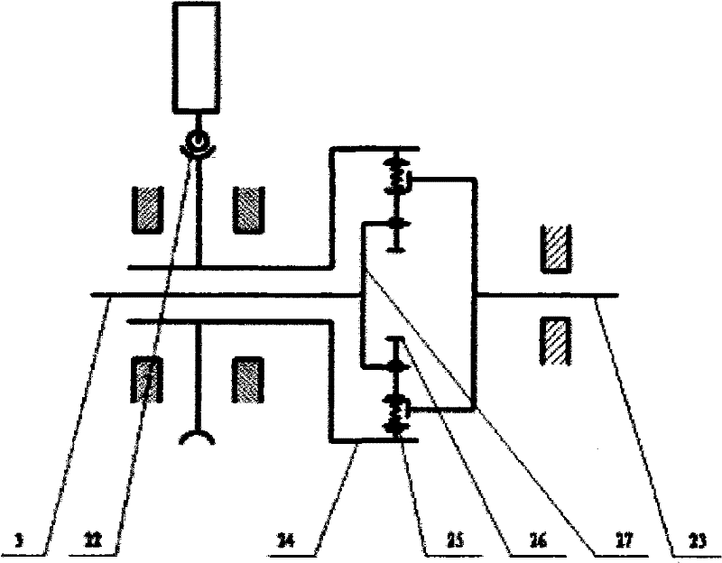 Integral active electric power-assisted steering mechanical structure