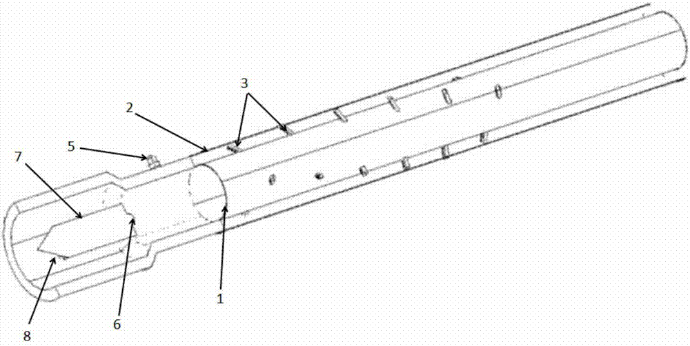 Pulse-detonation engine combustion chamber